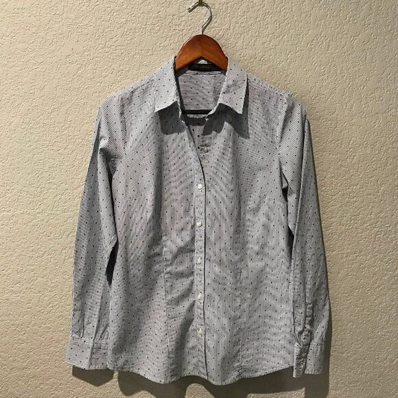 Limited Striped Blue Button Down - Picture 1 of 2